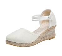 Cuwtheugwg Sandale Confort Femme Chaussures De Tennis Dames Sandales Pantoufles Douche Très Léger Semelle Basket Noire Sabot Bloc Flip Flop Antidérapante Caoutchouc Semell (Blanc,37)