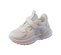 Cuwtheugwg Sandales De Piscine Plage pour Enfant Casual Chic Chaussures Rome Fille À Double Chaussure Bebe 18 Mois 24 Chaussons Filles Bout Fermé Fermeture Pratique À Scratch (Blanc,28.5)