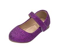 Cuwtheugwg Sandales D'Été Pour Filles Et Garçons Chaussures Sport Orthopédiques Fille Sandale À Double Bride Réglables Bébé 22 Claquette T.33 Bebe 23 Claquettes Enfant (Violet,31.5)