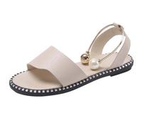 Cuwtheugwg Sandales Et Mules Pour Femme Chaussures Confortables De Sport À Glissière Orthopédiques Femmes Pantoufles Antidérapantes Basket Plateforme Claquettes Massage Pied (Beige,38.5)