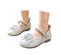 Cuwtheugwg Sandales Pour Enfants Filles Casual Chic Chaussures Rome Douces Et Respirantes Fleur Fille Chaussure 33 Chausson 34 Ouverte Taille 24 Fermeture Pratique À Scratch (Beige,24)