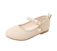 Cuwtheugwg Sandales Pour Enfants Filles Chaussures Princesse Fille En Liège Bébé Et Sandale 34 Cuir Printemps 32 Avec Bride Mixte Enfant Claquettes Aller À La Plage (Beige,27.5)