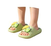 Cuwtheugwg Sandales pour Filles Casual Chic Chaussures Rome Vintage Mode De Plage Et Vacances Fille 36 Ceremonie Claquette Enfant 34 Bébé 2 Ans Fermeture Pratique À Scratch (Vert,27.5)