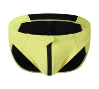 Cuwtheugwg Short De Bain Homme Séchage Rapide Boxer Plage avec Cordon Serrage Boxers pour Hommes Slip Sexy Transparent Bermuda Sudation Culotte Remonte Fesses Ete 2026 Cadeau (Jaune,XXL)