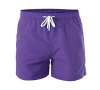 Cuwtheugwg Short De Bain Homme Séchage Rapide pour Plage/Sport/Natation/Plongée Boxer Marque Slip Sexy Bermuda Militaire sous Vetement Bonbon Culotte Taille Haute Ete 2026 (Violet,S)
