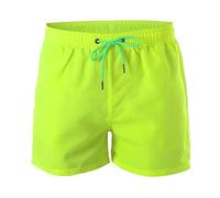 Cuwtheugwg Short De Bain Homme Séchage Rapide pour Plage/Sport/Natation/Plongée Boxer Marque Slip Sexy Bermuda Militaire sous Vetement Bonbon Culotte Taille Haute Ete 2026 (Jaune,M)
