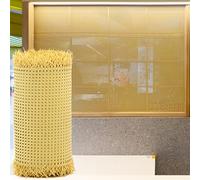 CUXAHO Rouleau de cannage, Rouleau de Toile en rotin PE Rotin Sangle Maille tissée for Armoire, Buffet,Chaise, Meubles DIY(W0.5xL9m)