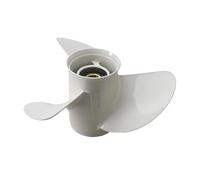 CuxfTGD Hélice Captain 6E5-45945-01-EL 13 1/4 x 17-K, Compatible avec Les Moteurs de 50 à 130 CV, en Aluminium, 15 Dents cannelées, Rotation à Droite.