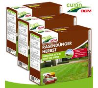 Cuxin Dcm 3 x 3 KG Engrais de Gazon Automne Croissance Entretien Nutriments
