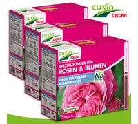 Cuxin Dcm 3 x 3 KG Engrais Spécial pour Roses & Fleurs Bio Croissance