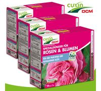 Cuxin Dcm 3 x 3 KG Engrais Spécial pour Roses & Fleurs Bio Croissance