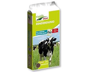 CUXIN DCM Fumier de bétail - Fumier de bovin séché - Fumier solide - Engrais bio et organique - Engrais de jardin - Pour légumes et jardins d'ornement - 20 kg