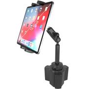 Cuxwill Support de voiture pour téléphone, tablette, tête en métal réglable, version améliorée, support de téléphone portable pour votre iPhone, Samsung Galaxy, iPad et tous les smartphones de 4 à 13