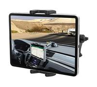 Cuxwill Support Tablette Voiture Tableau Bord pour 4-13 Pouces iPad Téléphone, Porte Pare Brise, 360° Rotation Porte Pare Brise pour iPad Pro 12.9 Air Mini, Samsung Tab, Kindle Fire HD, iPhone