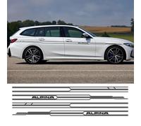 CUYENGT Autocollants en Vinyle à Rayures latérales Longues pour Voiture, adaptés aux Accessoires BMW Alpina E46 E90 E92 E93 E60 F30 F10 X5