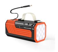 CUZAR Batterie Externe 100W, 70000mAh Batterie Externe Grande Capacité, intégré câble rétractable,Power Bank pour MacBook Pro Laptop Steam Deck iPhone16 Pro Max Samsung iPad (Orange)