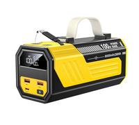 CUZAR Batterie Externe 100W, 80000mAh Batterie Externe Grande Capacité, intégré câble rétractable,Power Bank pour MacBook Pro Laptop Steam Deck iPhone16 Pro Max Samsung iPad Pro Air etc (Jaune)