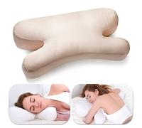 CUZEP Oreiller Ergonomique Cervical,Oreiller Anti Rides,Oreiller Memoire Forme,pour Les dormeurs sur Le côté, Le Dos et Le Ventre avec taie d'oreiller Respirante
