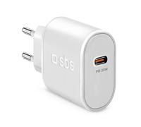 SBS TETR1CPD30 chargeur d'appareils mobiles Universel Blanc Secteur Intérieure