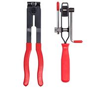 CV Boot Clamp Pliers 2Pcs | High Hardness Tool Steel | Practical CV Joint Boot Clamps Tool for Cars/ATVs/Fuel Systems | Sturdy Coating