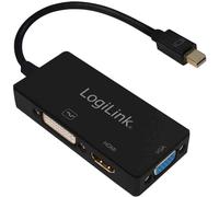 LogiLink Adaptateur vidéo CV0110 Mini DisplayPort vers DVI/HDMI/VGA