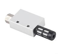 CV10HS Générateur de vide pneumatique avec silencieux, construction en alliage d'aluminium, taux d'aspiration de 27 l/min, design compact pour une ventilation efficace