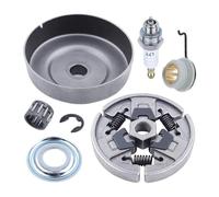 CVAADV Embrayage et pignon de tronçonneuse compatibles avec les pièces de rechange MS310 MS390 029 039 avec rondelle à aiguille et engrenage à vis sans fin E-Clip