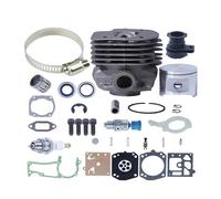 CVAADV Kit cylindre-piston 52 mm compatible avec tronçonneuses 372, 372XP, 371, 365, 362, 375K, avec roulement à aiguilles et valve d'étanchéité 503, 93, 72