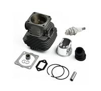 CVAADV Kit cylindre-Piston à gros alésage, Compatible avec 064 066 MS640 MS650 MS660 Nikasil, joints de 56mm, jeu de bougies d'allumage, pièces de rechange for tronçonneuse
