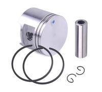 CVAADV Kit de circlips d'anneau d'axe de Piston de 49mm, Compatible avec le cylindre de moteur de tronçonneuse 039 MS390, pièce de rechange(2 Sets)