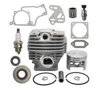 CVAADV Kit de joints de piston de cylindre 52 mm, compatible avec les pièces de rechange for cage à aiguilles de tronçonneuse MS381 038 MS 381