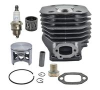 CVAADV Kit de roulements à piston de cylindre de 48 mm et axe de 12 mm, compatible avec les tronçonneuses 262XP 262 261, pièces de rechange avec joint revêtu de Nikasil