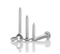 CVAADV Vis autotaraudeuse à tête bombée cruciforme en acier inoxydable 304, M2 M3 M 3.5 M4 M5 M6 Phillips champignon, 10 pièces/lot(70mm x10pcs,M5)