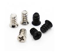 CVAADV Vis de montage de ventilateur de refroidissement for boîtier d'ordinateur KB, M5 x 8mm, M5 x 10mm, M5 x 12mm, fixation de vis de Dissipation thermique, 20 pièces(10mm,20pcs Sliver M5)