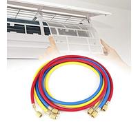 CVAC Tuyau de Vide, Tuyau de Charge de Réfrigérant HVAC, 1,5 600PSI 1/4 Inch Flexible pour Systèmes de Climatisation et de Réfrigération