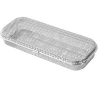 CVAPEPFK Panier de cintrage pour lave-vaisselle - En acier inoxydable - En maille fine - Porte-baguettes pour liquide vaisselle - Panier à ustensiles pour pelle et fourchette - Petites baguettes