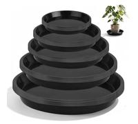 CVASNF Lot de 25 soucoupes circulaires pour pots de fleurs