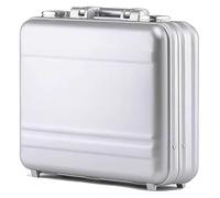 CvbGNJm Sac for ordinateur portable, valise en aluminium, mallette d'affaires de grande capacité, médicale à domicile, transport d'argent, outils(41 * 30 * 11.5cm)