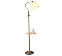 CVdrtyED Lampe Sur Pied Lampe Verticale De Sofa Lampadaire Salon Moderne Avec Des Lampadaires Table En Bois Pour La Chambre À Coucher Chambre Salon