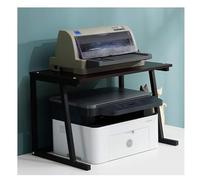 CVdrtyED Supports Imprimantes Étagère D'imprimante De Table Bureau Debout À 2 Niveaux pour Les Supports Stockage Scanners Télécopie Domicile Bureau Scanner Fax(A-Black)