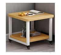 CVdrtyED Supports Imprimantes Support D'imprimante À 2 Niveaux sur roulettes Chariot Roulant sous L'étagère De Table Bureau Bureau Scanner Fax(C,50 * 40 * 50cm)