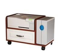 CVdrtyED Supports Imprimantes Support D'imprimante sous Le Bureau avec roulettes, Imprimante Mobile Et Chariot De Télécopie Tiroir Stockage CPU pour Bureau Scanner Fax(B,76 * 40 * 46cm)
