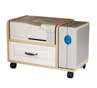 CVdrtyED Supports Imprimantes Support D'imprimante sous Le Bureau avec roulettes, Imprimante Mobile Et Chariot De Télécopie Tiroir Stockage CPU pour Bureau Scanner Fax(C,65 * 40 * 46cm)