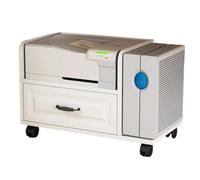 CVdrtyED Supports Imprimantes Support D'imprimante sous Le Bureau avec roulettes, Imprimante Mobile Et Chariot De Télécopie Tiroir Stockage CPU pour Bureau Scanner Fax(A,65 * 40 * 46cm)