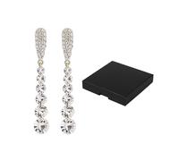 CVDYWDJIE 1 Paire De Boucles d'oreilles pour Femme, 1 Boîte À Bijoux, Boucles d'oreilles Scintillantes pour Femme, Boucles d'oreilles Dorées pour Filles, Boucles d'oreilles Art Déco pour Filles