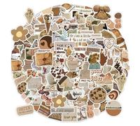 CVDYWDJIE 112 Autocollants d'art Rétro, Autocollants Graffiti Créatifs, Autocollants Imperméables, Peuvent Être Utilisés pour Décorer des Albums Photo, des Vélos, des Albums, Etc.