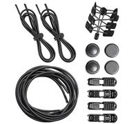 CVDYWDJIE 2 Paires De Lacets Élastiques, Pas Besoin D'Attacher Des Lacets, Lacets Élastiques, Lacets Antichute, Adaptés Aux Chaussures De Sport Et Aux Chaussures Décontractées