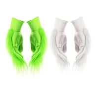 CVDYWDJIE 2 Paires De S en Fourrure, S Longs en Fourrure, Unisexes, Accessoires De Cosplay, S Antidérapants, Décoration De S De Fête De Vacances