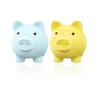 CVDYWDJIE 2 Pièces Tirelire De Dessin Animé Mignon Tirelire en Plastique Tirelire Enfants Tirelire Décor À La Maison