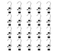 CVDYWDJIE 20 Pièces Pinces À Crochets Multifonctionnelles, Pinces De Rangement pour Vêtements, Pinces De Séchage pour Vêtements, Pinces À Linge en Acier Inoxydable, Accessoires pour La Maison